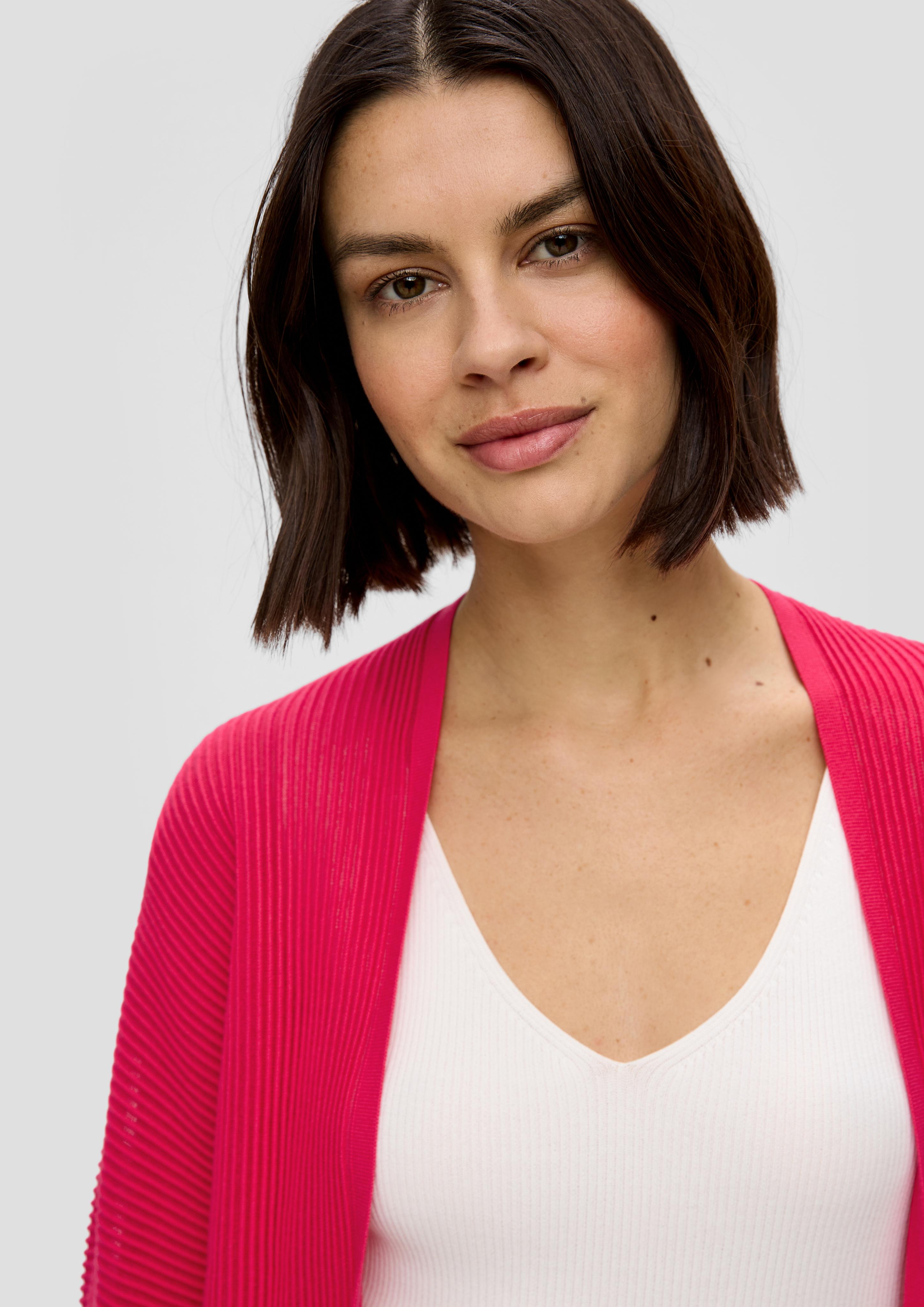 Strickjacke mit 3/4-Ärmeln  2148035-4554
