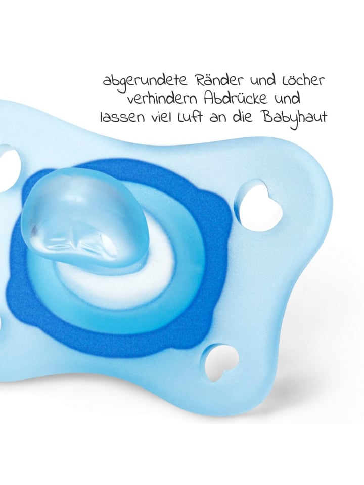 Chicco 3-tlg. Geschenkset PP-Flasche Perfect5 150 ml   Schnuller in blau günstig kaufen onesize