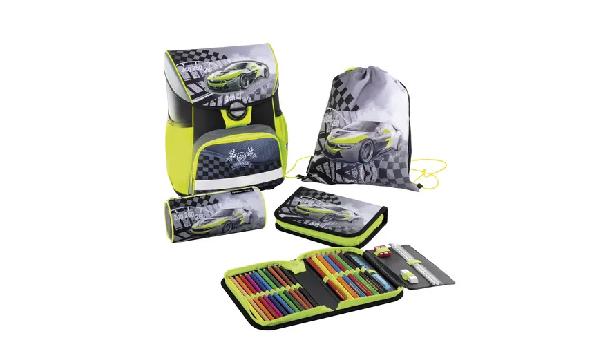 EBERHARD FABER  EFAlino Schulranzen-Set Race car