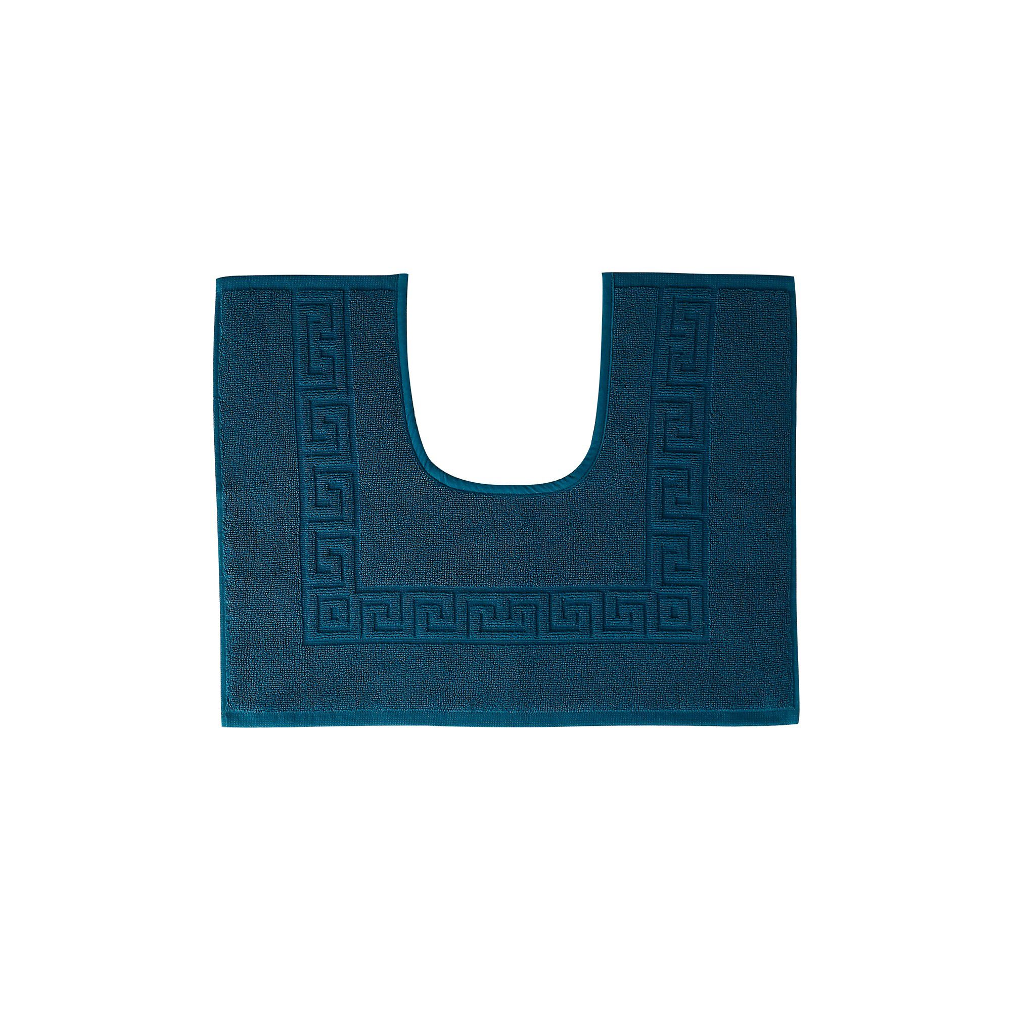 Tapis de bain éponge liteau motif frise grecque