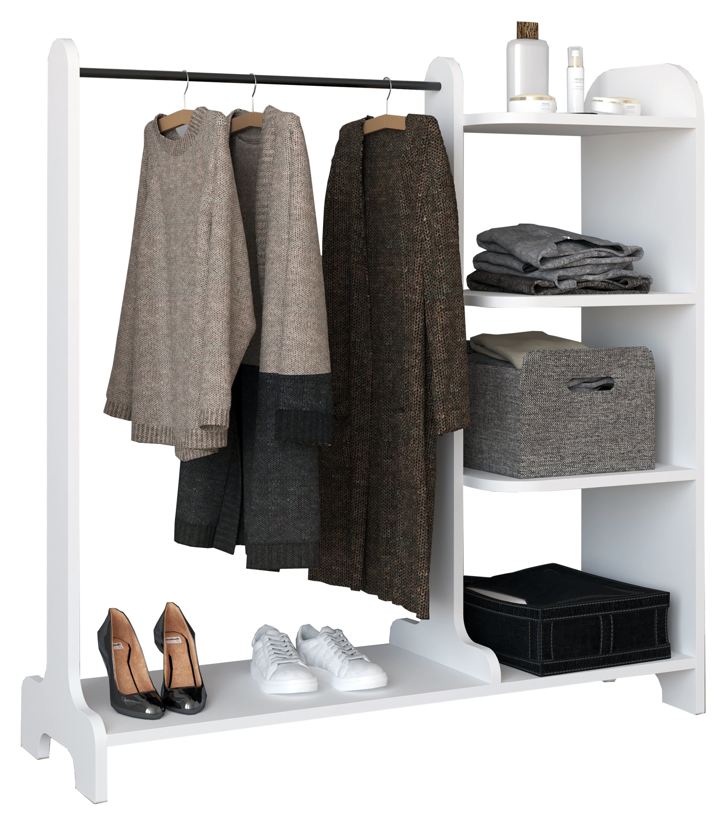 VCM Kleiderschrank Offener begehbarer Kleiderschrank Regal Lempu M (1-St)