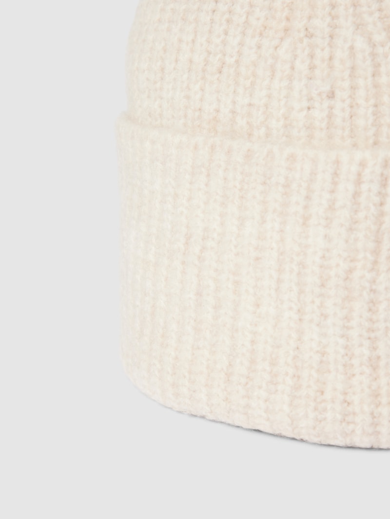 Beanie mit breitem Umschlag in royalblau