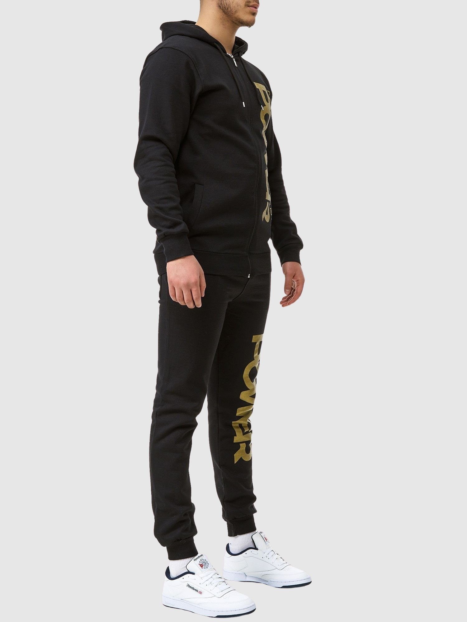 John Kayna Jogginganzug Herren Jogginganzug Sportanzug Männer Trainingsanzug Sportbekleidung (Sportanzug Jogger Trainingsanzug), Fitness Freizeit Casual