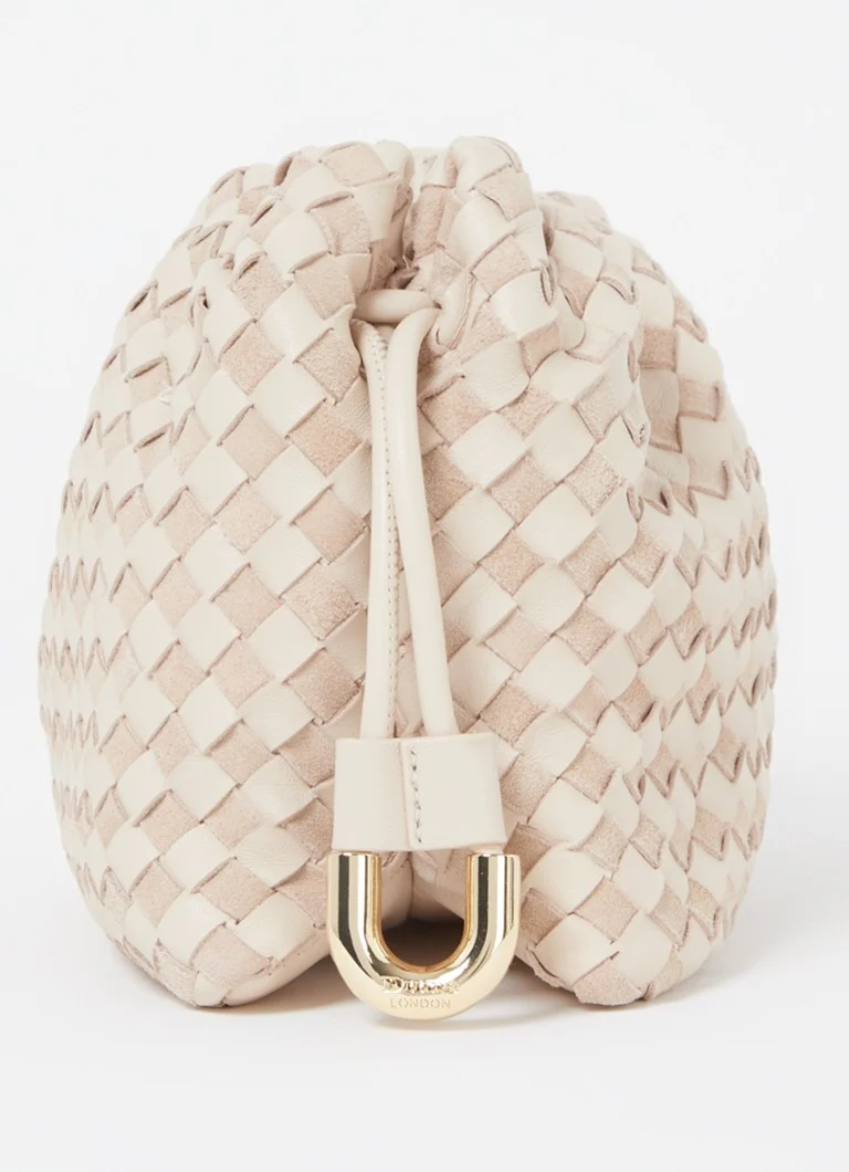 Dune London Primrose Small leather shoulder bag with detachable shoulder strap