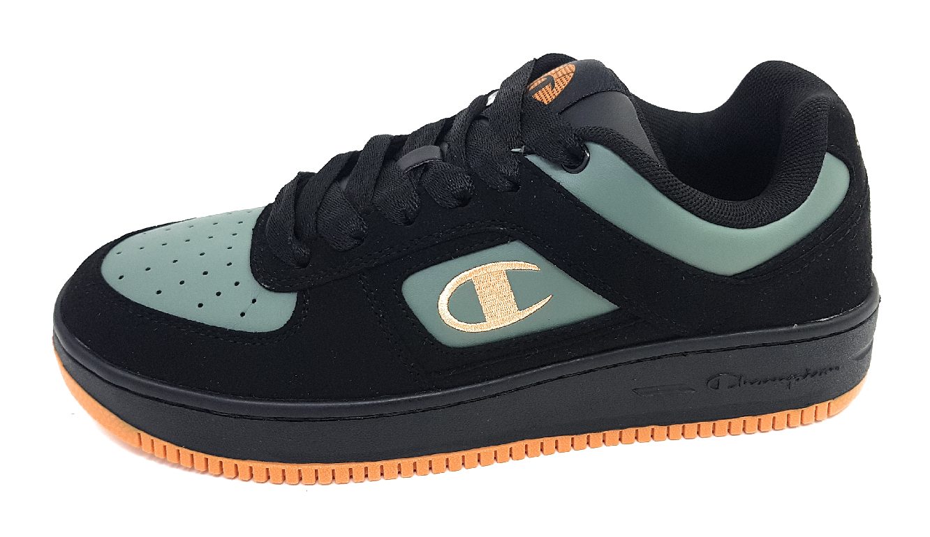 Champion LOW CUt Foul Play Skate S22120-CHA-GS521 Schwarz GS 521 MYG/ NBK/ Orange