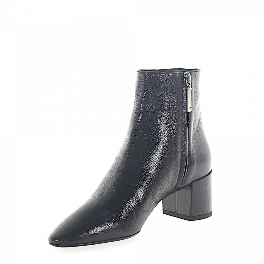 Saint Laurent - Stiefeletten METAL Kalbsleder - schwarz