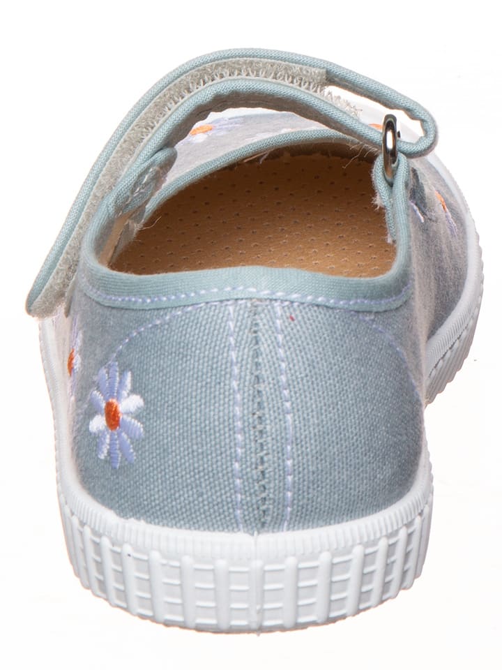 kmins Spangenballerinas in Hellblau günstig kaufen