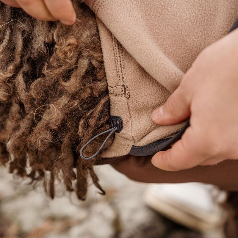 Hurtta Bare Softshell-Hundejacke Chocolate