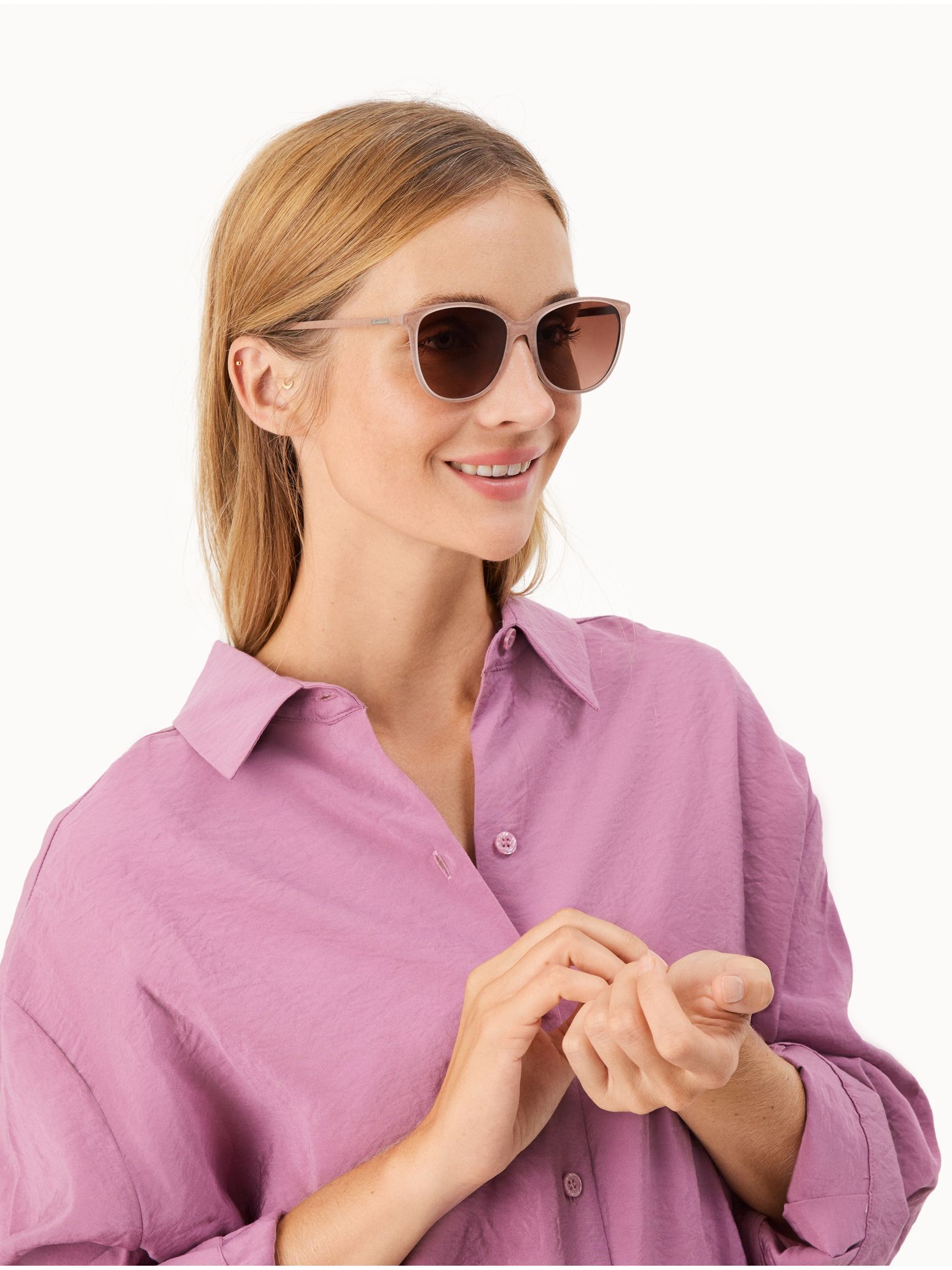 Lunettes de soleil - beige