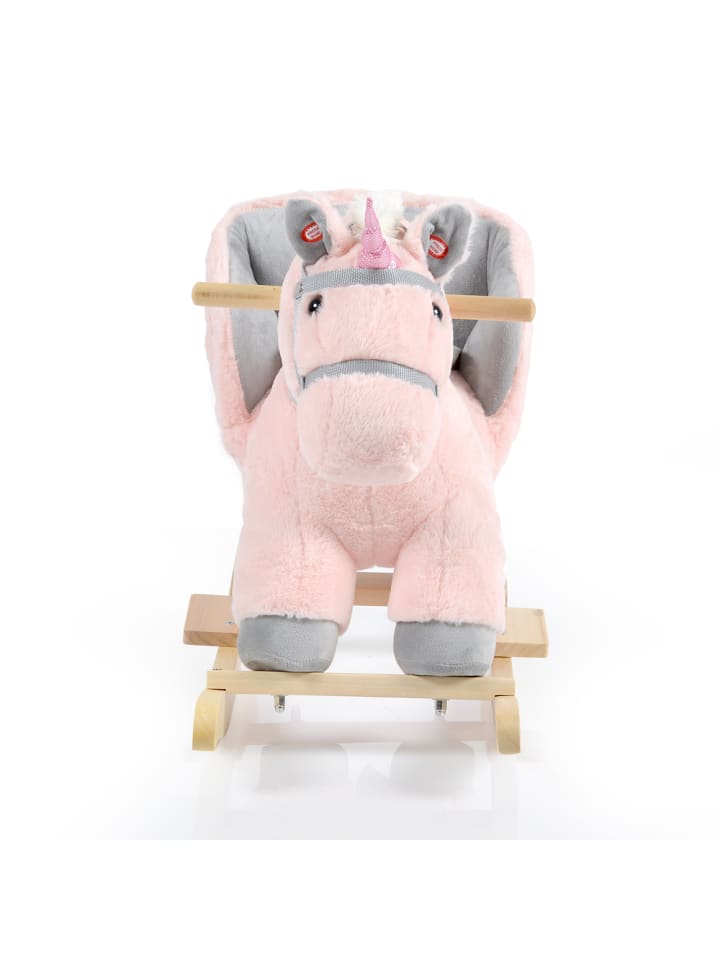 Moni Plüsch Schaukeltier Cookie WJ-6187 in rosa günstig kaufen onesize