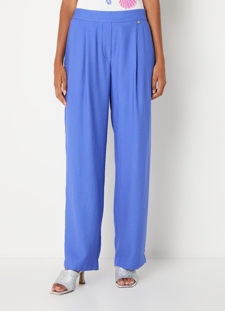 Pantaloni a vita alta e gamba larga con tasche laterali di Fabienne Chapot Neale.