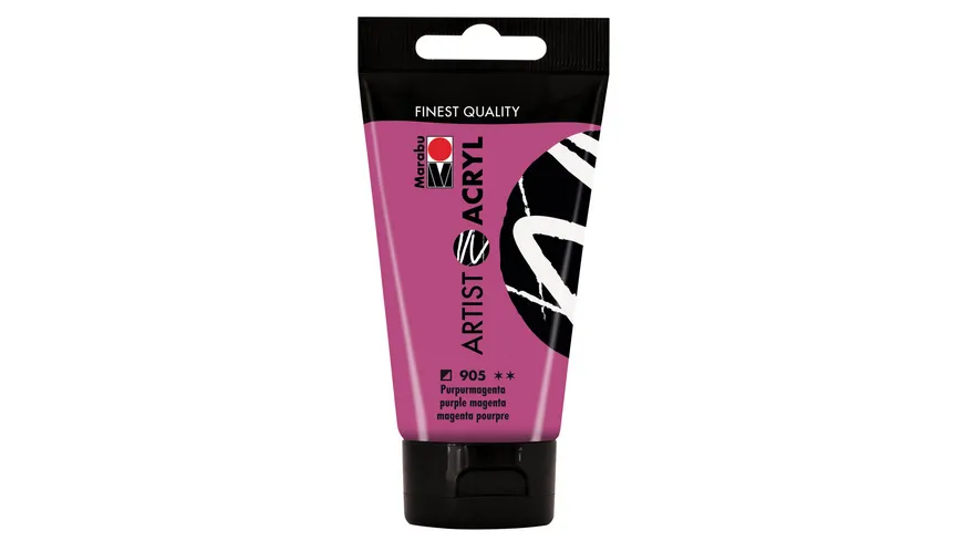 Marabu Artist Acryl, Purpurmagenta 905, 75 ml 75 ml