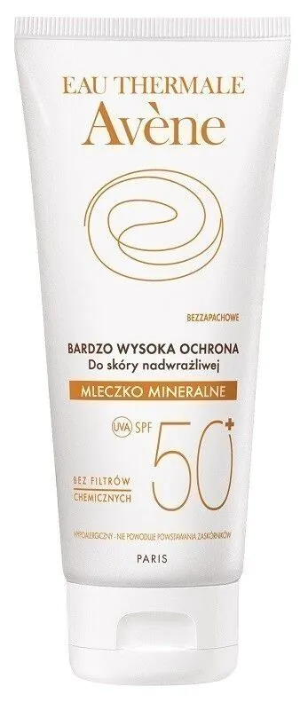 Авен сунчано минерално млеко SPF50+