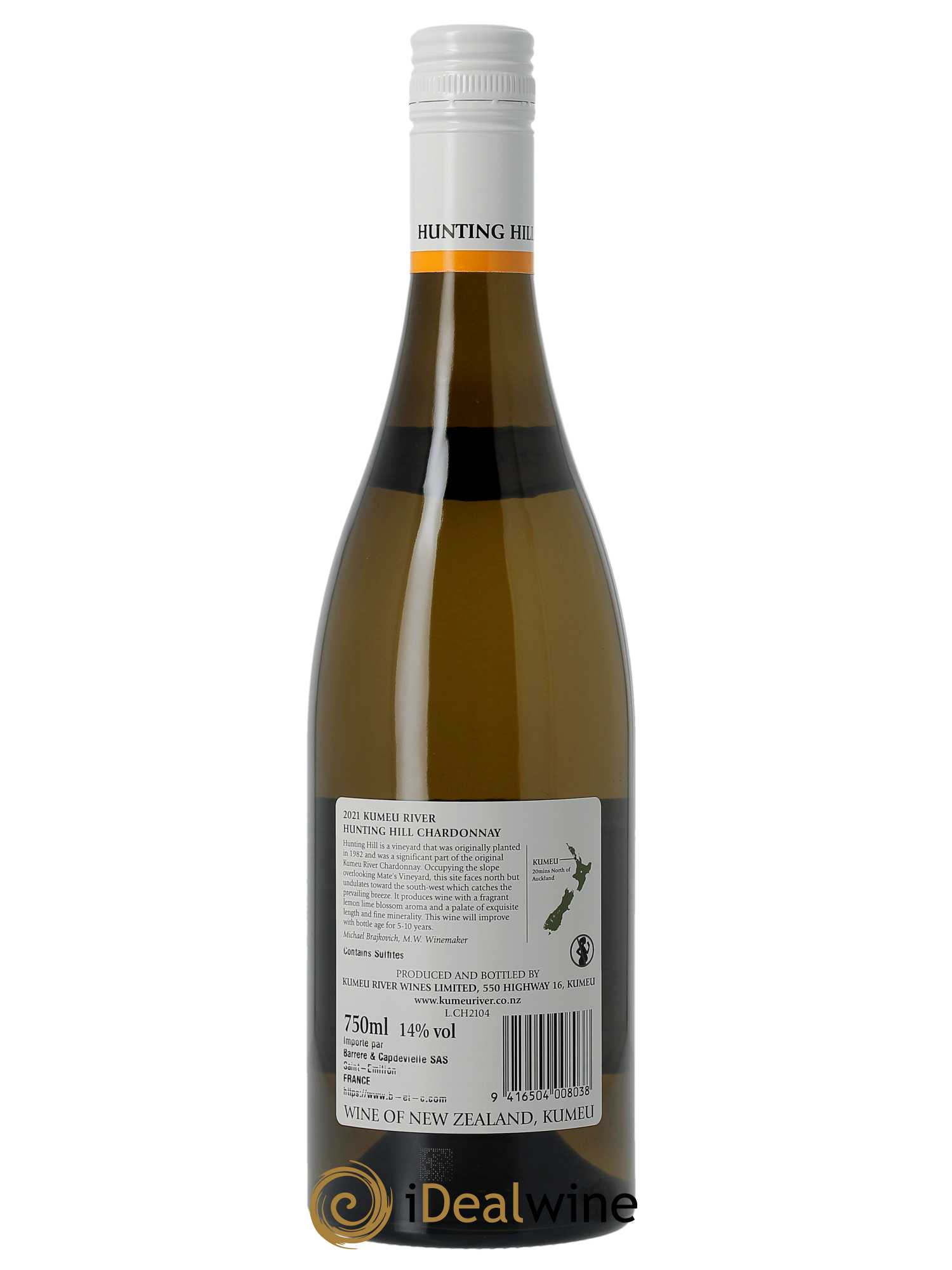Nouvelle Zélande Kumeu River Hunting Hill  2021 - Lot de 1 Bouteille