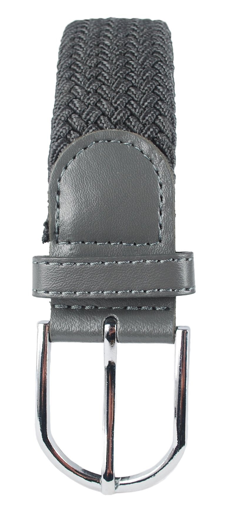 Kongs Flechtgürtel Elastischer Gürtel Unisex Übergröße Lederimitatdetails Metallschnalle elastisch, 105cm, 120cm, 130cm, 140cm, 150cm, 160cm, 170cm, 180cm, 190cm