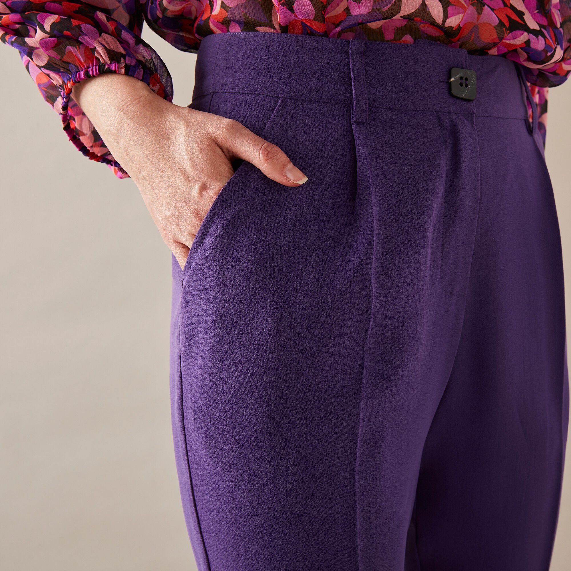 Pantalon 7/8ème fuselé fluide