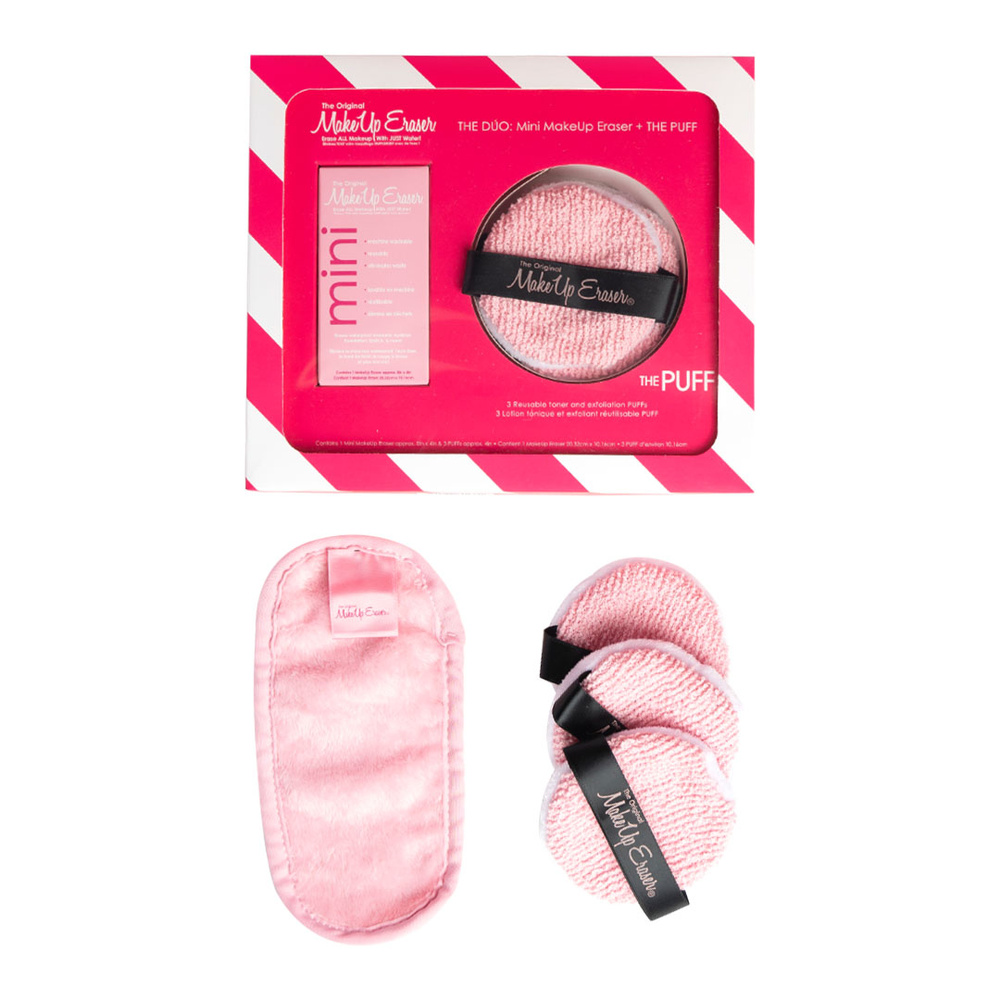 MakeUp Eraser THE DUO: Mini MakeUp Eraser + THE PUFF Serviette démaquillante réutilisable