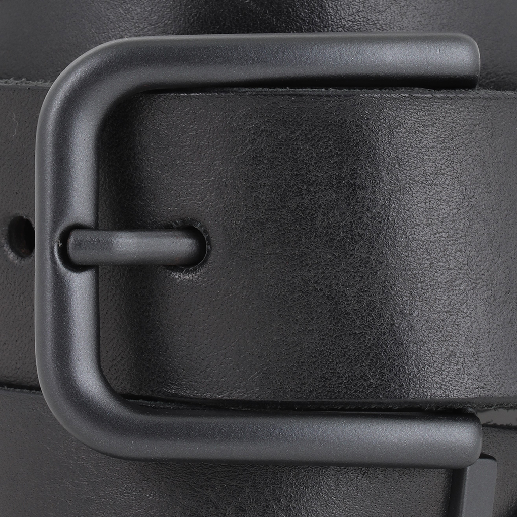 KEZEL  Ceinture en cuir noir Homme