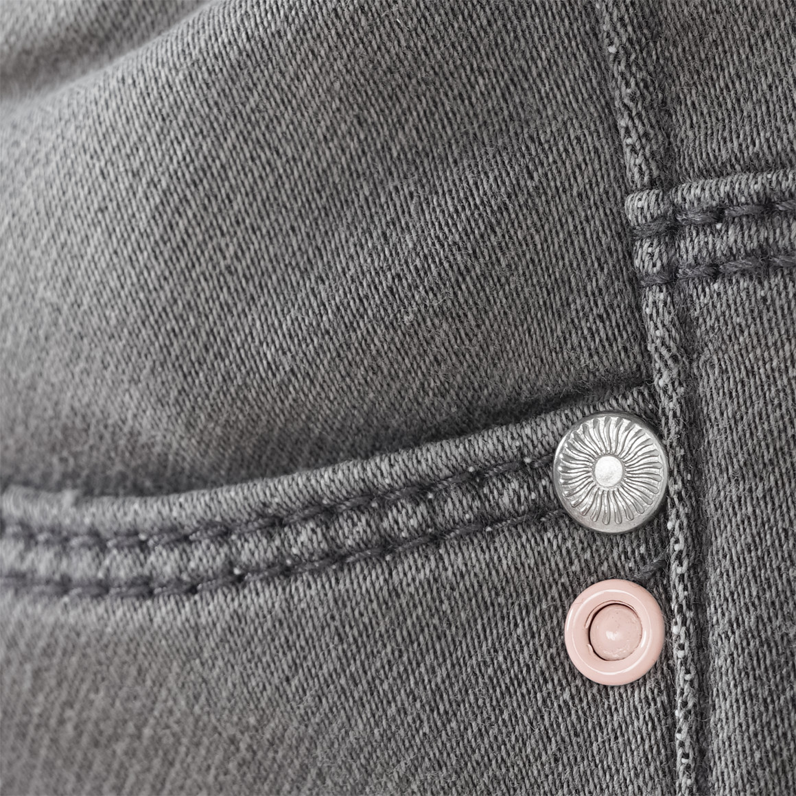 Mädchen Skinny-Jeans mit Used-Waschung