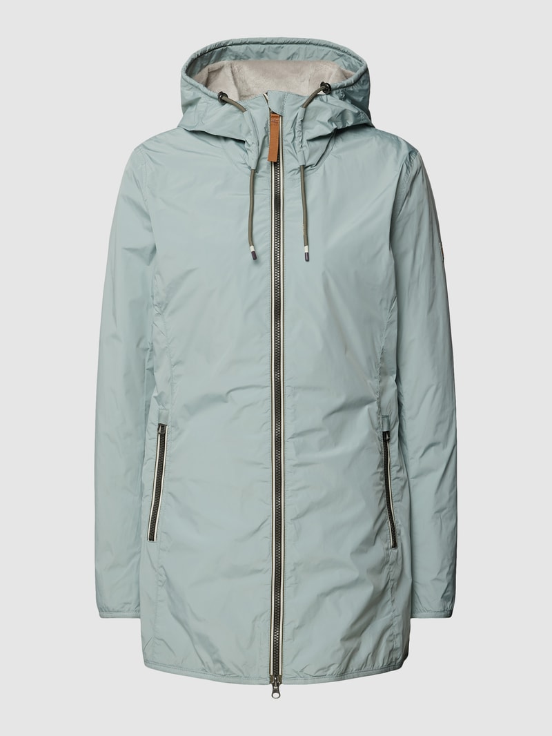 Parka mit Zweiwege-Reißverschluss in hellblau