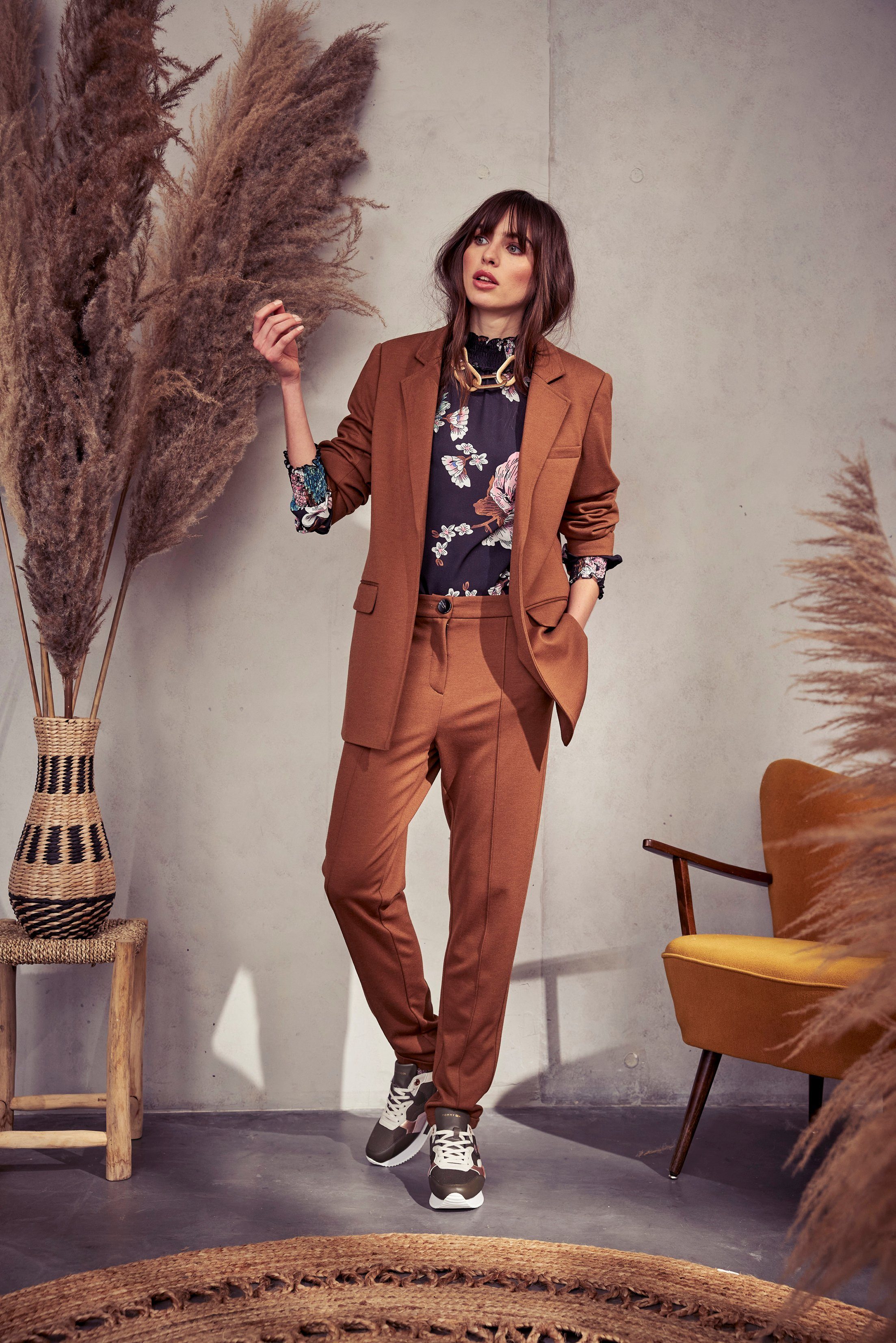 Aniston CASUAL Longblazer mit Reverskragen