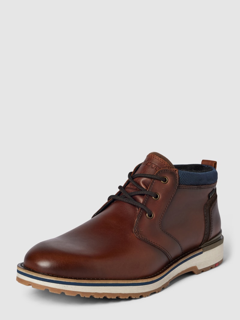 Schuhe aus Leder Modell 'VISBY' in dunkelbraun
