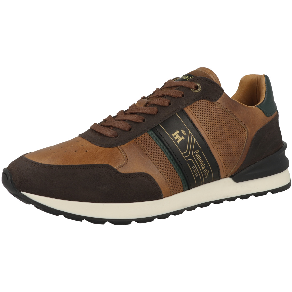 Pantofola d Oro Ponte Runner Uomo Low Sneaker Low braun