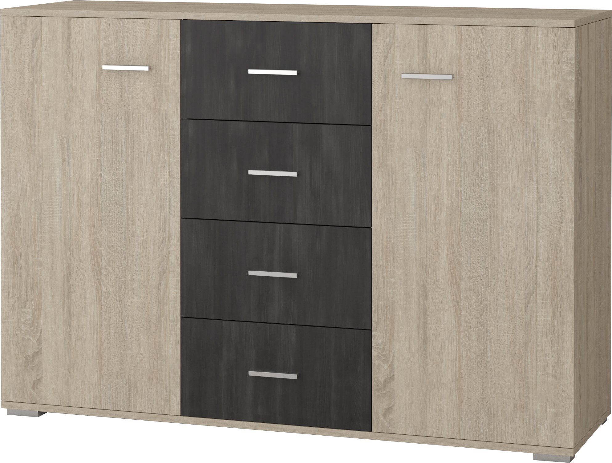 Polini Home Komplettschlafzimmer Schlafzimmer-Set 4-tlg 