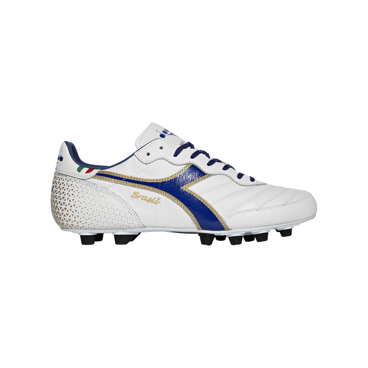 Diadora Brasil Made in Italy OG FG Weiss Blau Gold FD0953