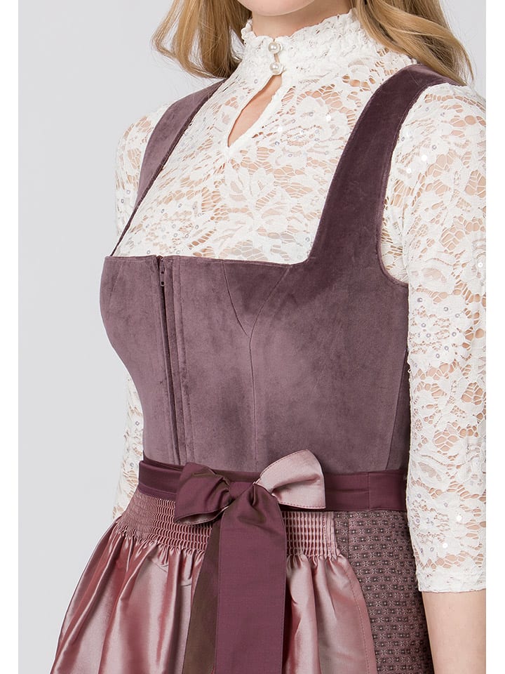 Stockerpoint Dirndl ''Malve'' in Aubergine günstig kaufen