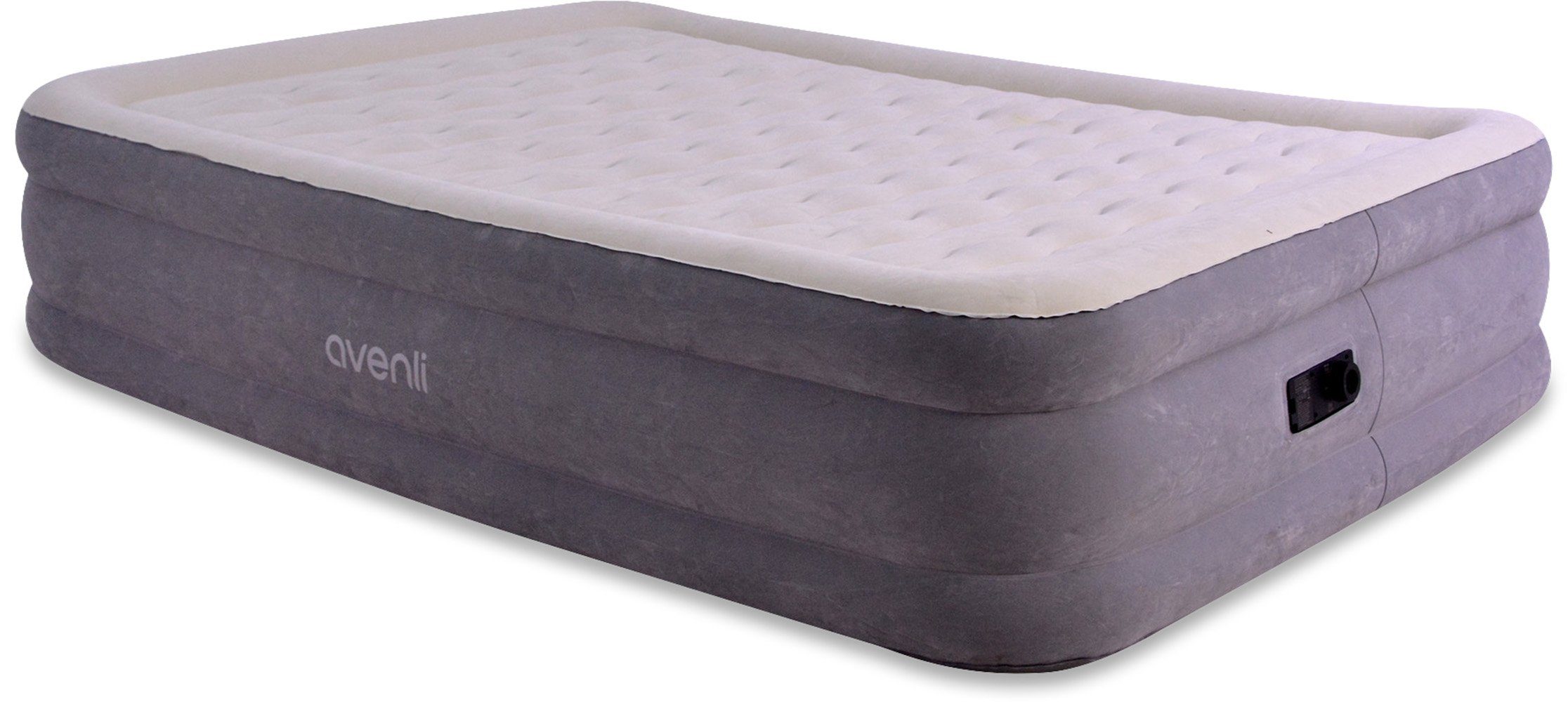 Avenli Luftbett Luftmatratze selbstaufblasend 203 x 152 x 46 cm, (Doppelbett für 2 Personen), Gästebett mit integrierter Pumpe
