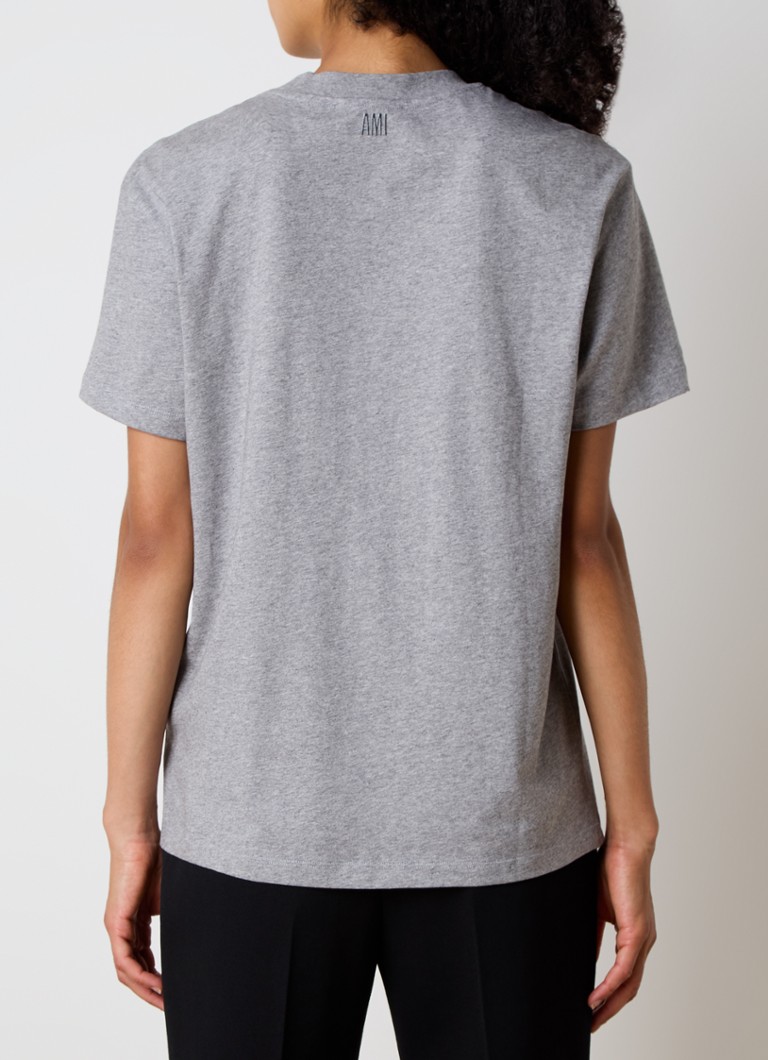 AMI Paris T-shirt with logo embroidery