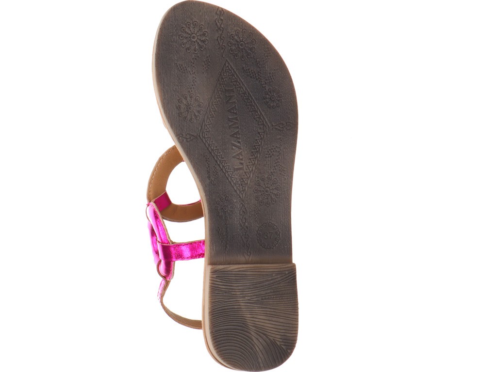 LAZAMANI Klassische Sandalen lila/pink