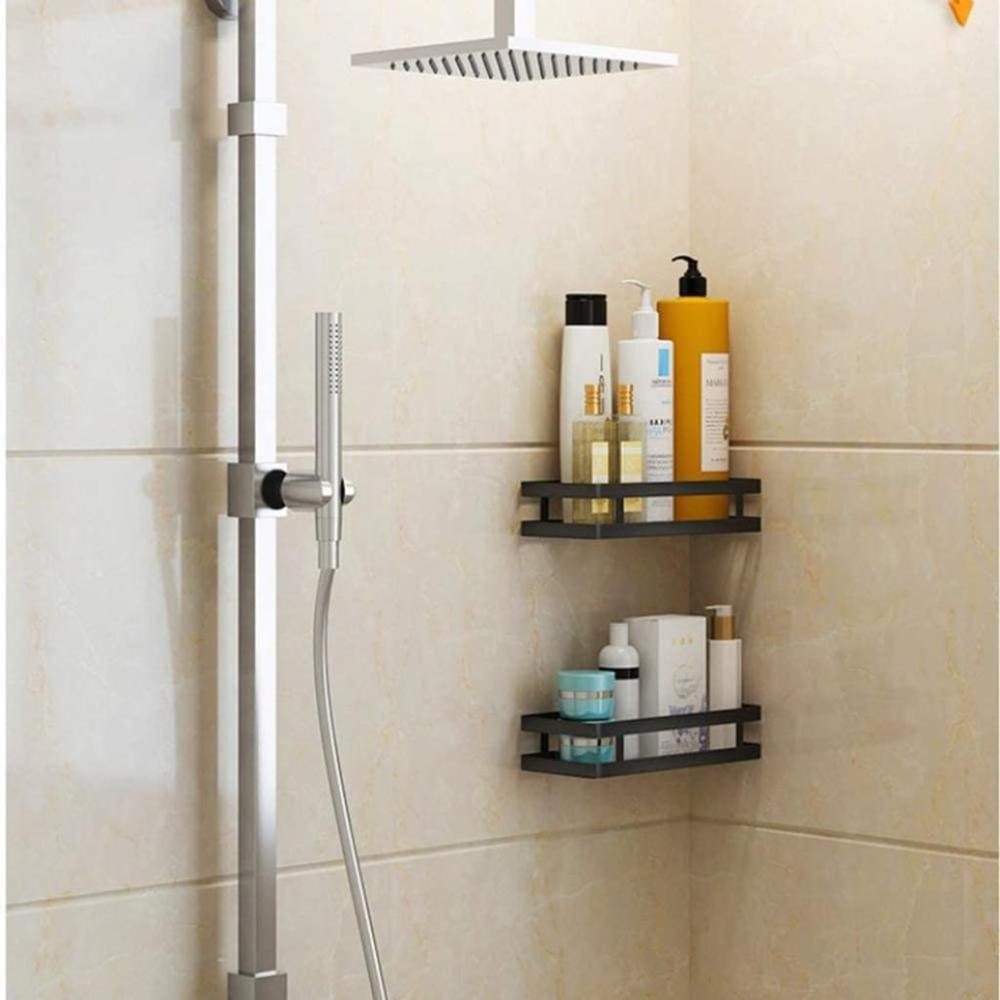 Bizaical Gewürzregal Gewürzregal Wand Ohne Bohren,mit Küchenreling Küchenregal hängend, 1-tlg.