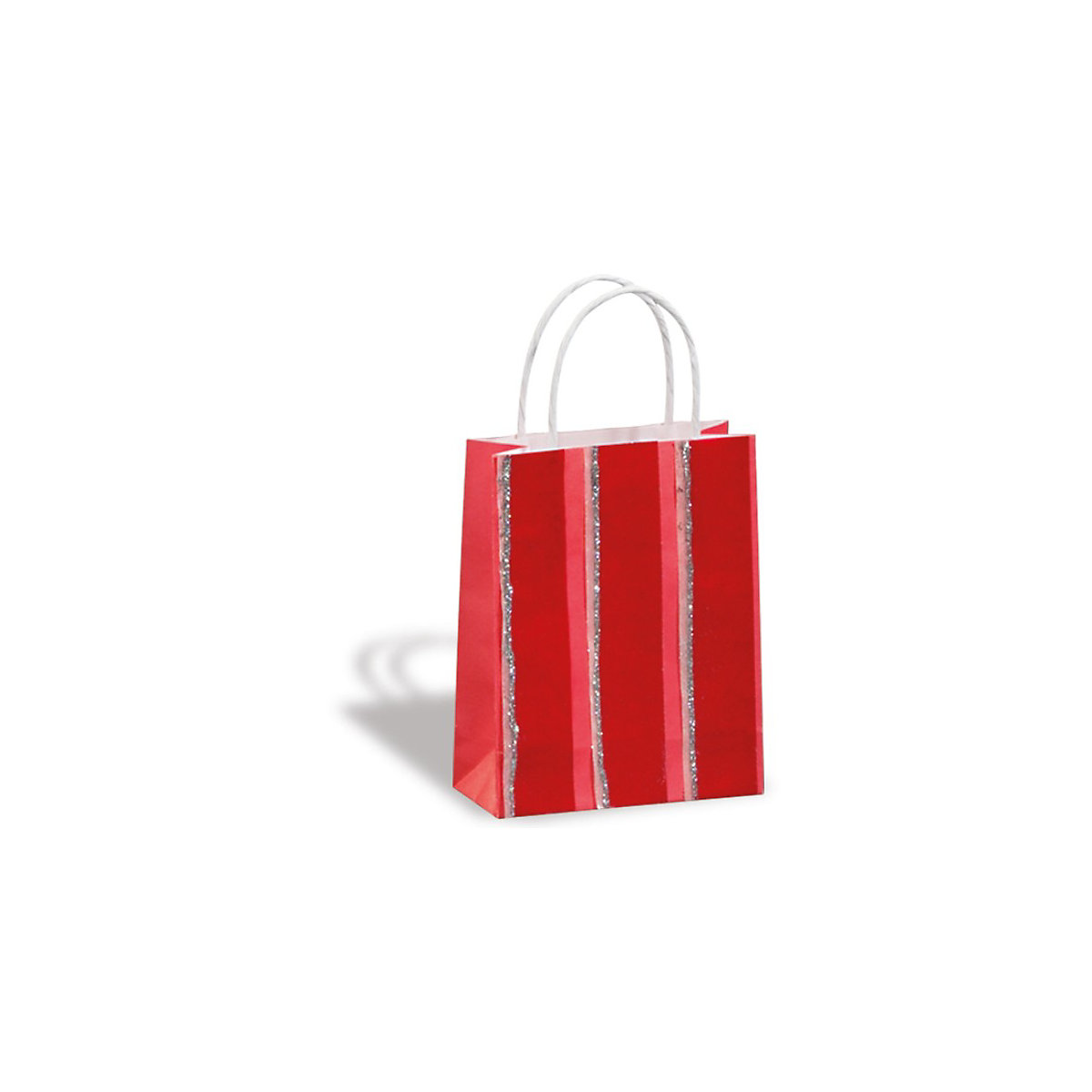 Papier-Geschenktüten 18 x 21 cm, 7 Stück farbig sortiert