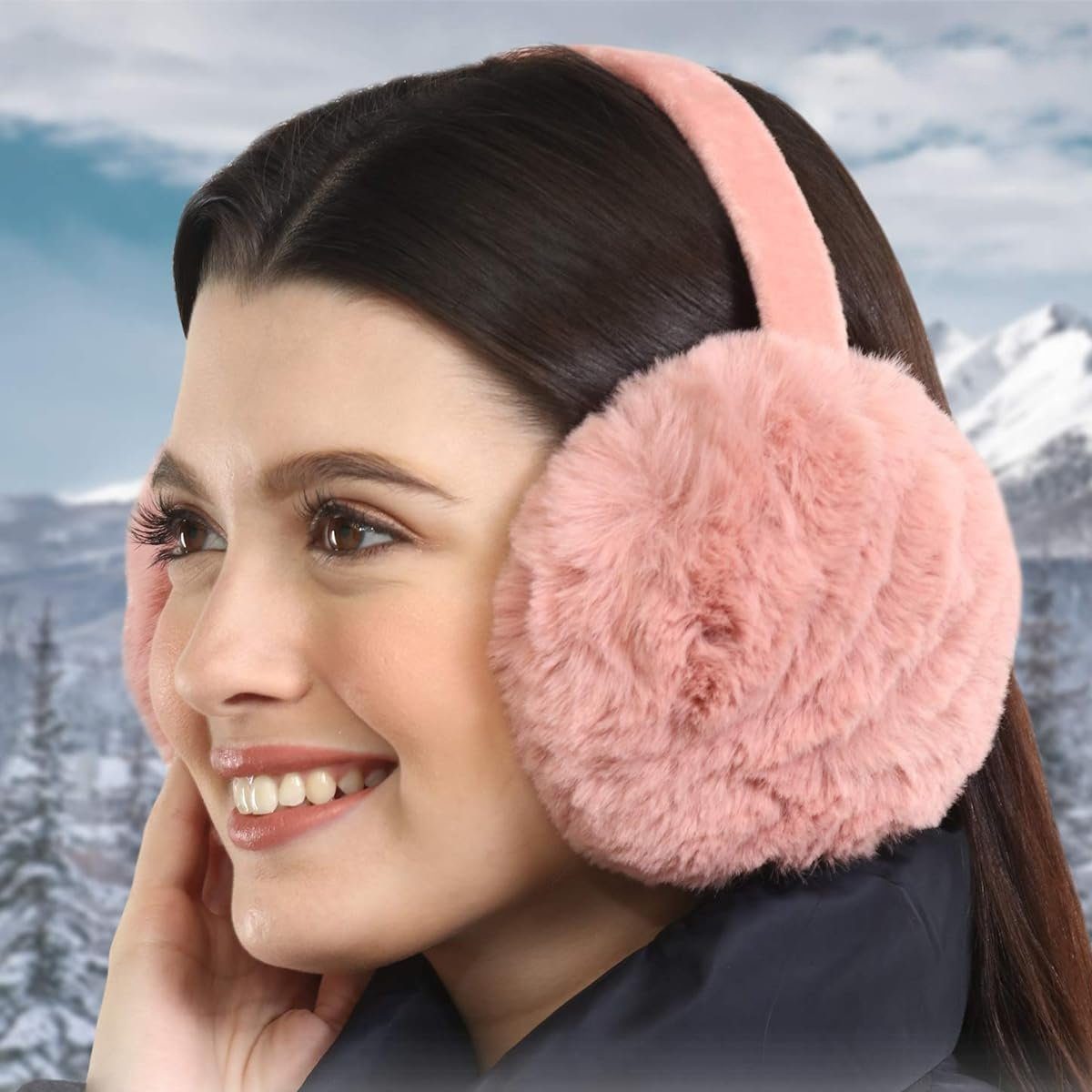 JedBesetzt Ohrenwärmer Winter Ohrenwärmer Faltbare,Warmers Kälteschutz,für Damen Herren