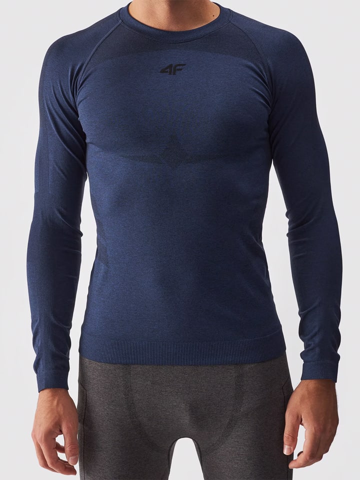 4F Thermounterhemd in Blau günstig kaufen