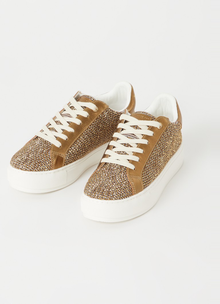 Kurt Geiger Laney kedas ar ādas detaļām un mākslīgajiem akmentiņiem