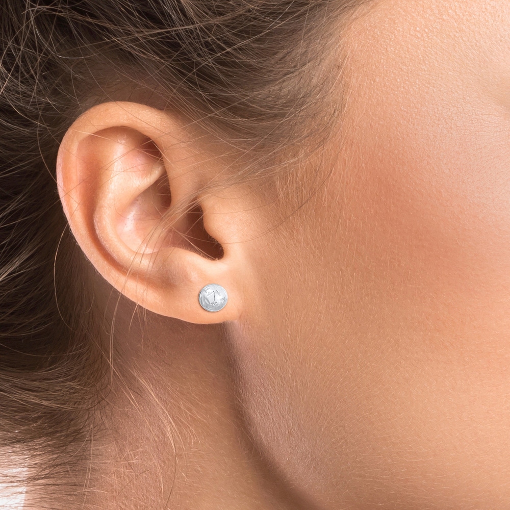 Elli Elli Boucles d'Oreilles Balle Trend Asymétrique Boucles d'Oreilles Femme - Argent Boucles d'oreilles