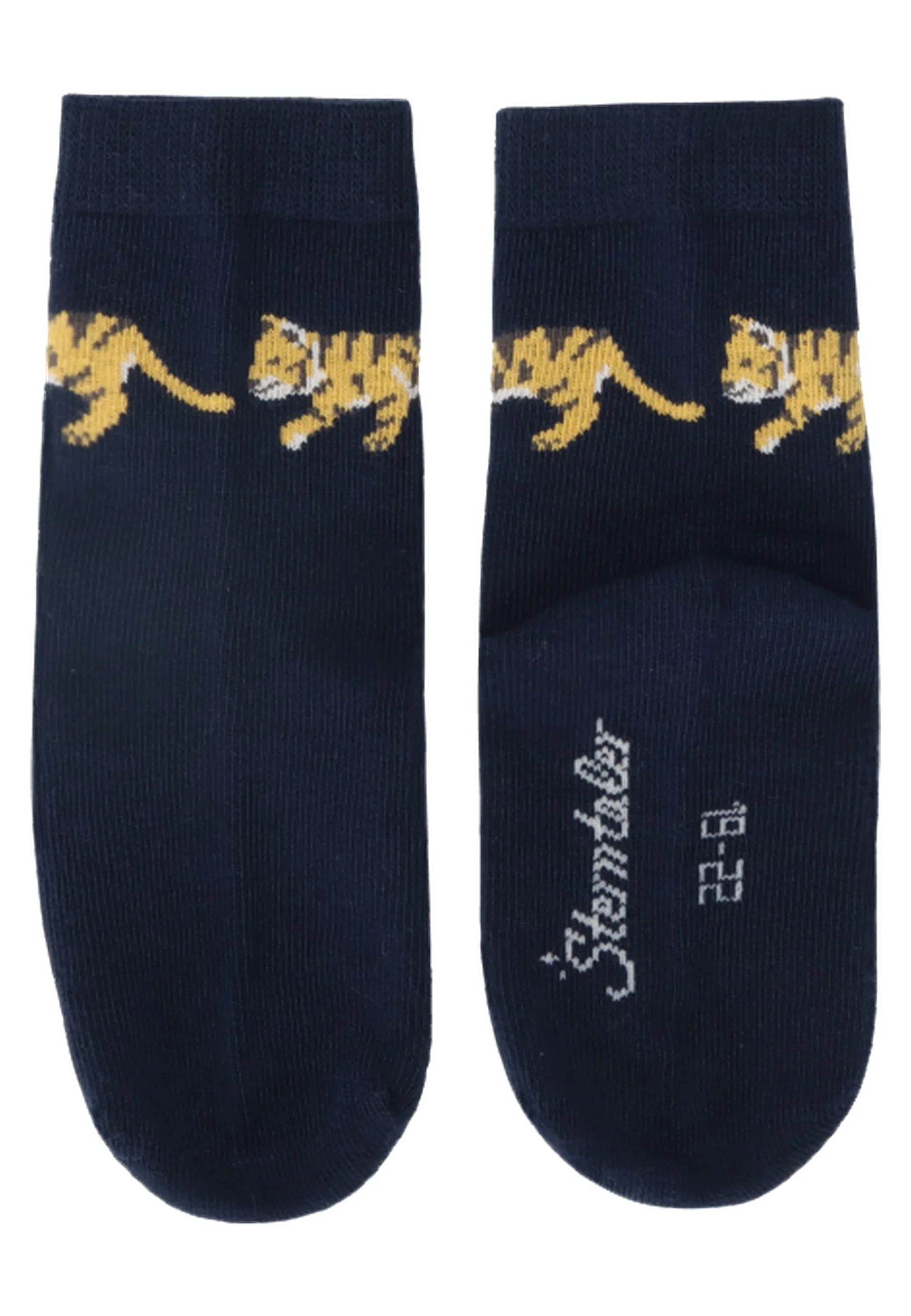 Socken im 3er Pack mit Motiv Wildtiere in versch. Farben