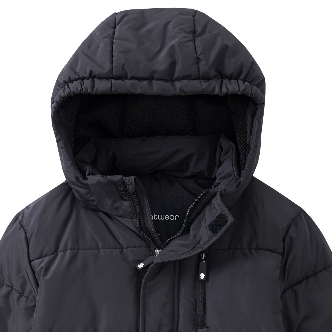 Jungen Steppjacke mit abnehmbarer Kapuze