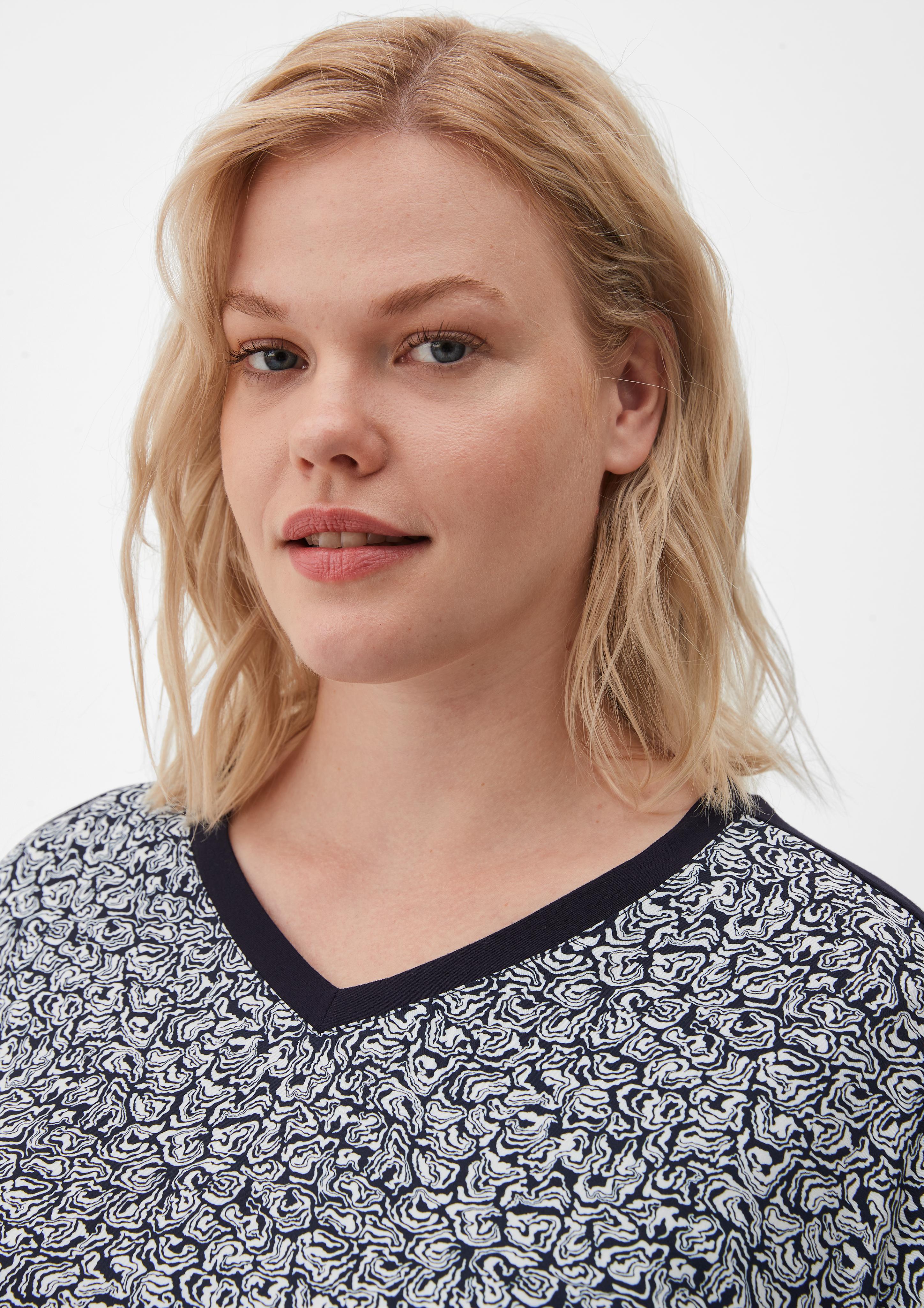 Shirt mit V-Neck  2121629-59A2