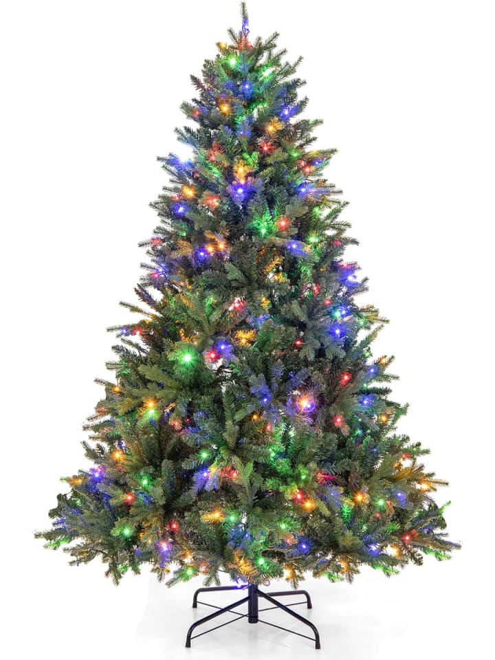 COSTWAY Künstlicher Weihnachtsbaum LED in Grün günstig kaufen 180 cm