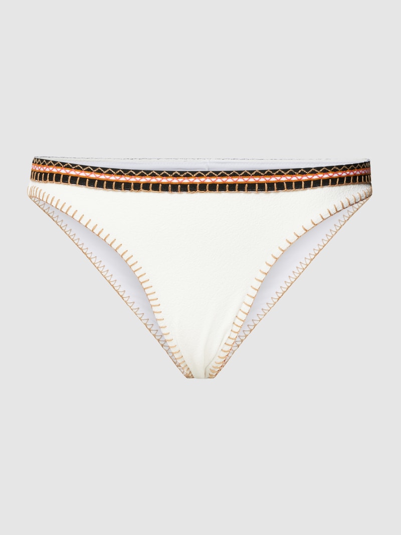 Bikini-Slip mit Strukturmuster Modell 'WINA' in offwhite
