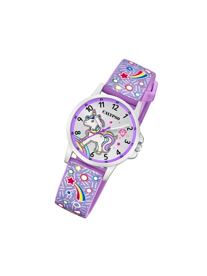 Calypso Analog-Armbanduhr Calypso Junior lila klein (ca. 27mm) günstig kaufen onesize