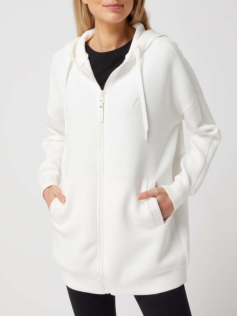 Oversized Sweatjacke aus Scuba Modell 'Allie'  in rosé