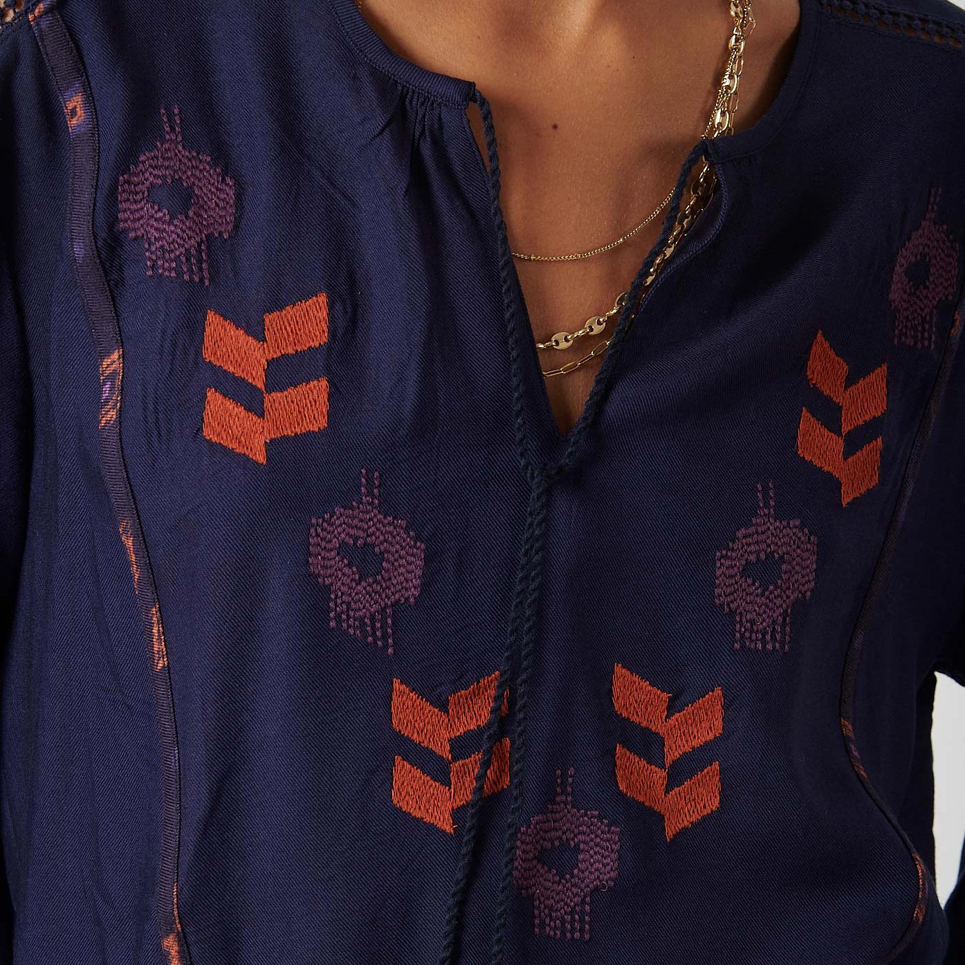 BONNY  Blouse bleue femme