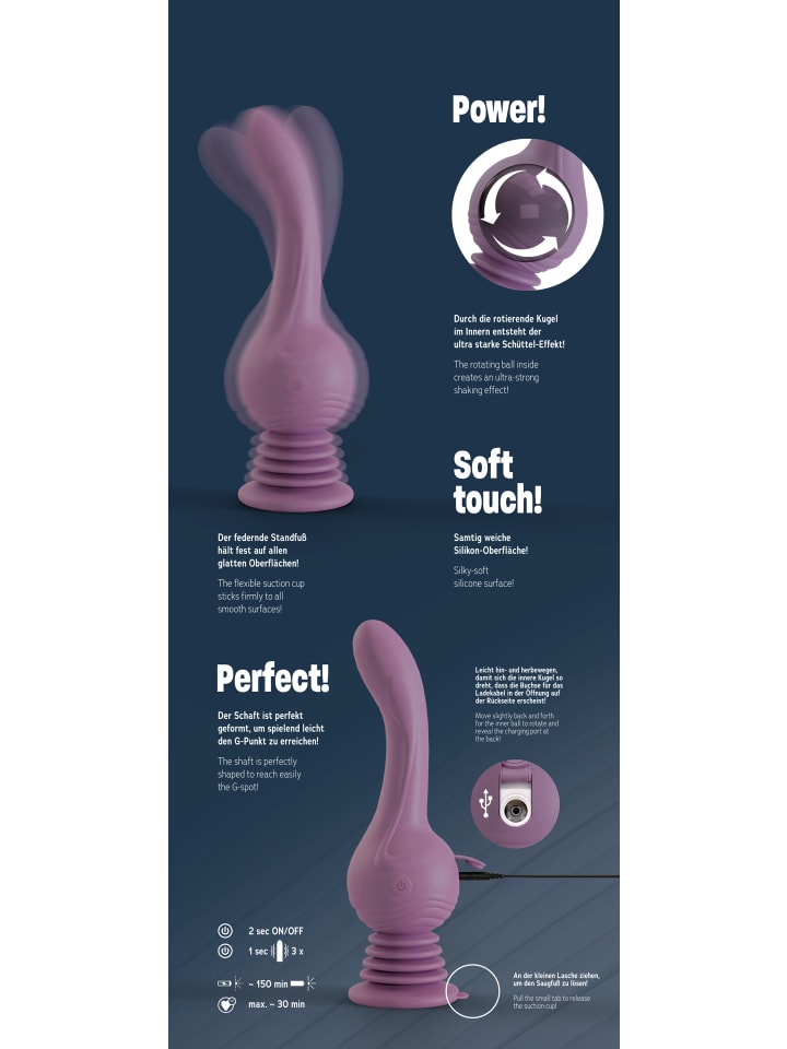 You2Toys Vibrator Turbo Shaker G-Spot Lover in lila günstig kaufen 23,5