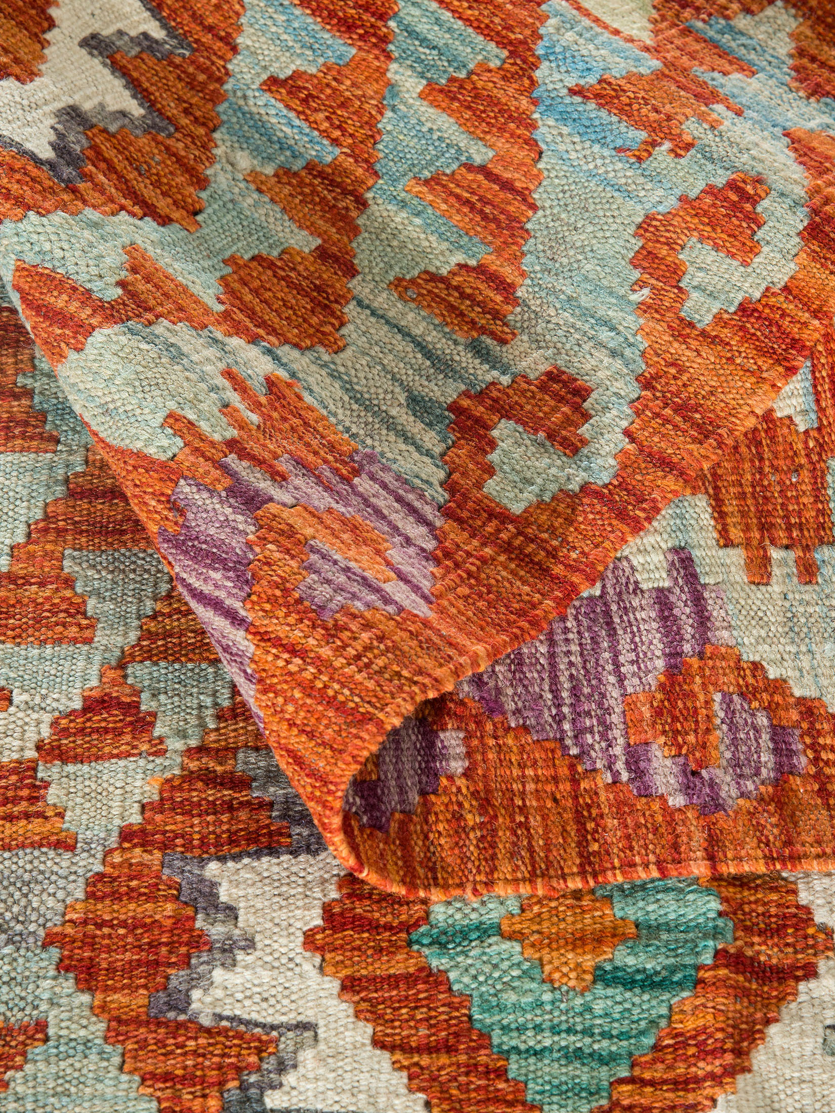 Afghan Kelim ca. 75 x 121 cm, Unikat / Einzelstück