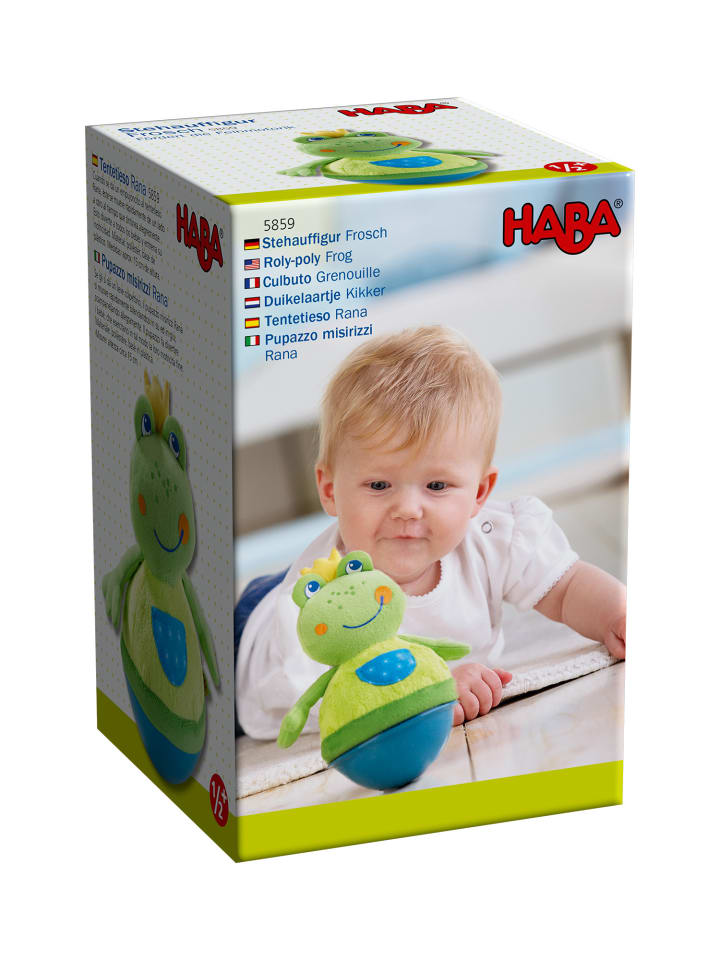 Haba Stoffpuppe Stehauffigur Frosch in mehrfarbig günstig kaufen onesize